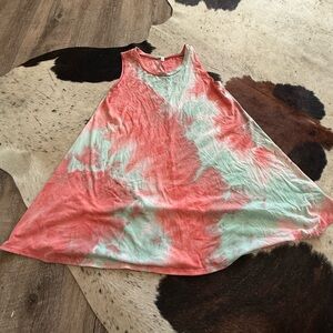 Tie-Dye Sleeveless Women's Dress